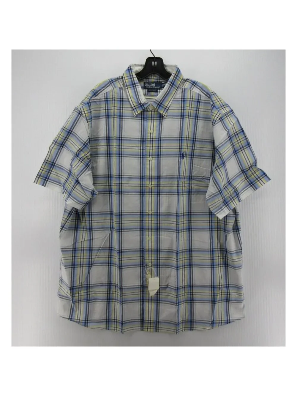 Polo Ralph Lauren Shirt XXL Marlowe Button Up Plaid Pony Preppy Woven